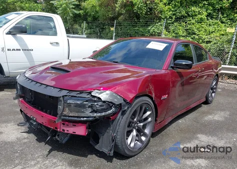 2023 Dodge Charger Scat Pack из США, поврежденный, VIN 2C3CDXGJ4PH569341